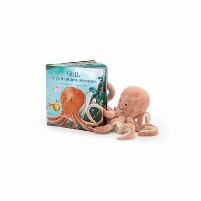 Jellycat Odell La Petite Pieuvre Courageuse and Odell Pulpo Little | HOJU-61245